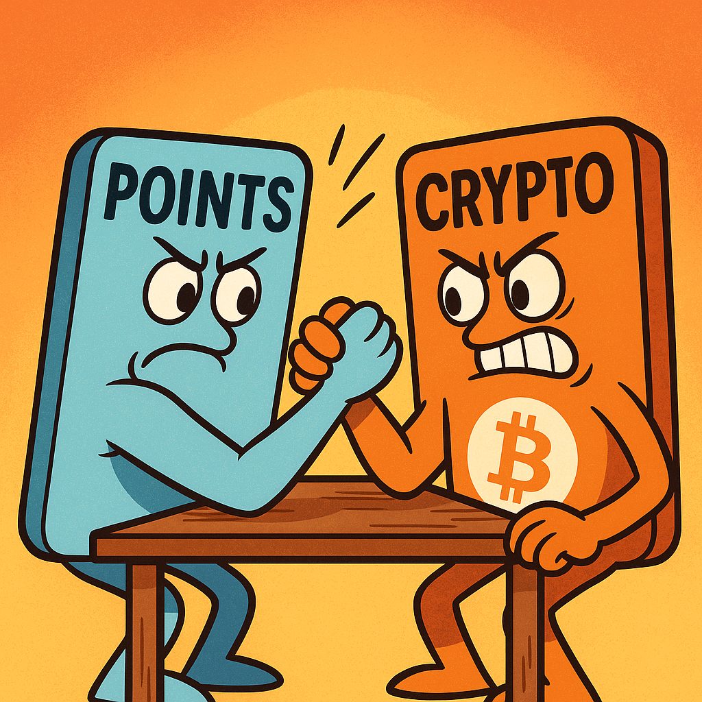 Gemini arm wrestling a points card